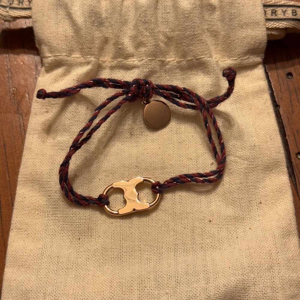Tory Burch Embrace Ambition Bracelet - maroon, blue